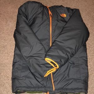 The North Face Boys fleece reversible jacket